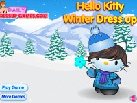 Игра Хелло Китти зимние переодевалки Игра Хелло Китти зимние переодевалки